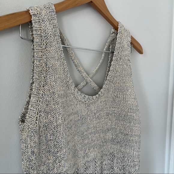 Rebecca Minkoff Metallic Detail Sweater Vest - Picture 5 of 15